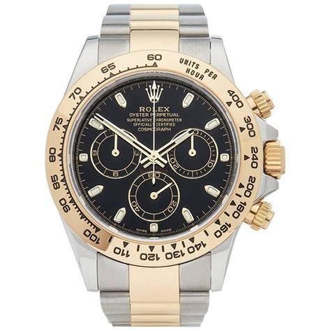 rolex daytona yellow gold and stainless steel automatic